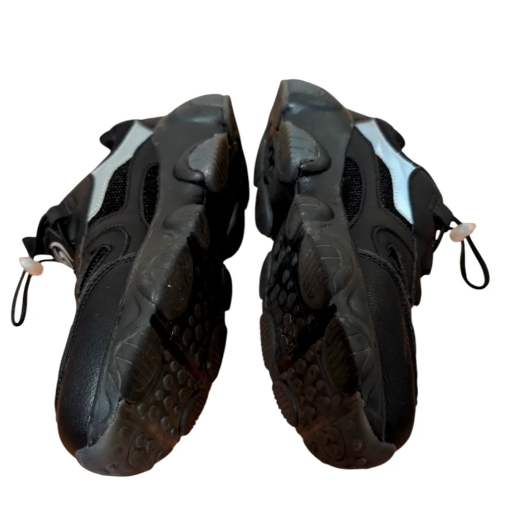 Santiro Boys Shoes Lightweight Fashion Kids Girls Sneakers Black Size 5 Big Kid